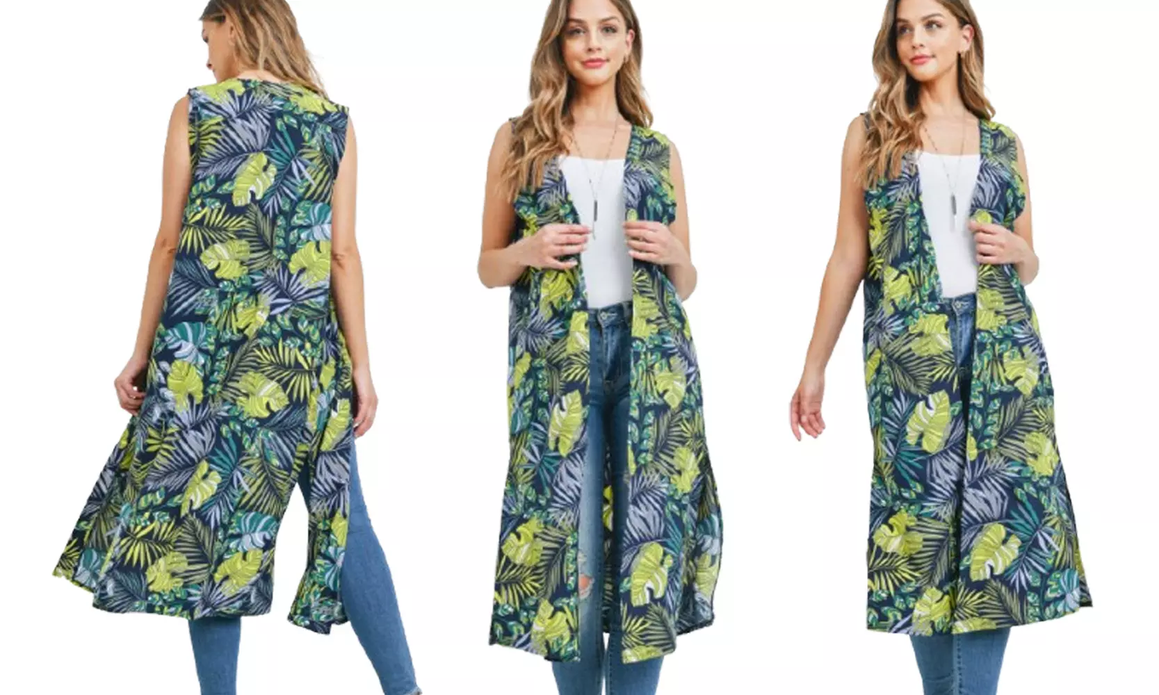 Women's Spring and Summer Kimono and Vest Collection 
