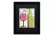 Color Bakery 'Wine Tasting IV' Matted Black Framed Art - Second Medium