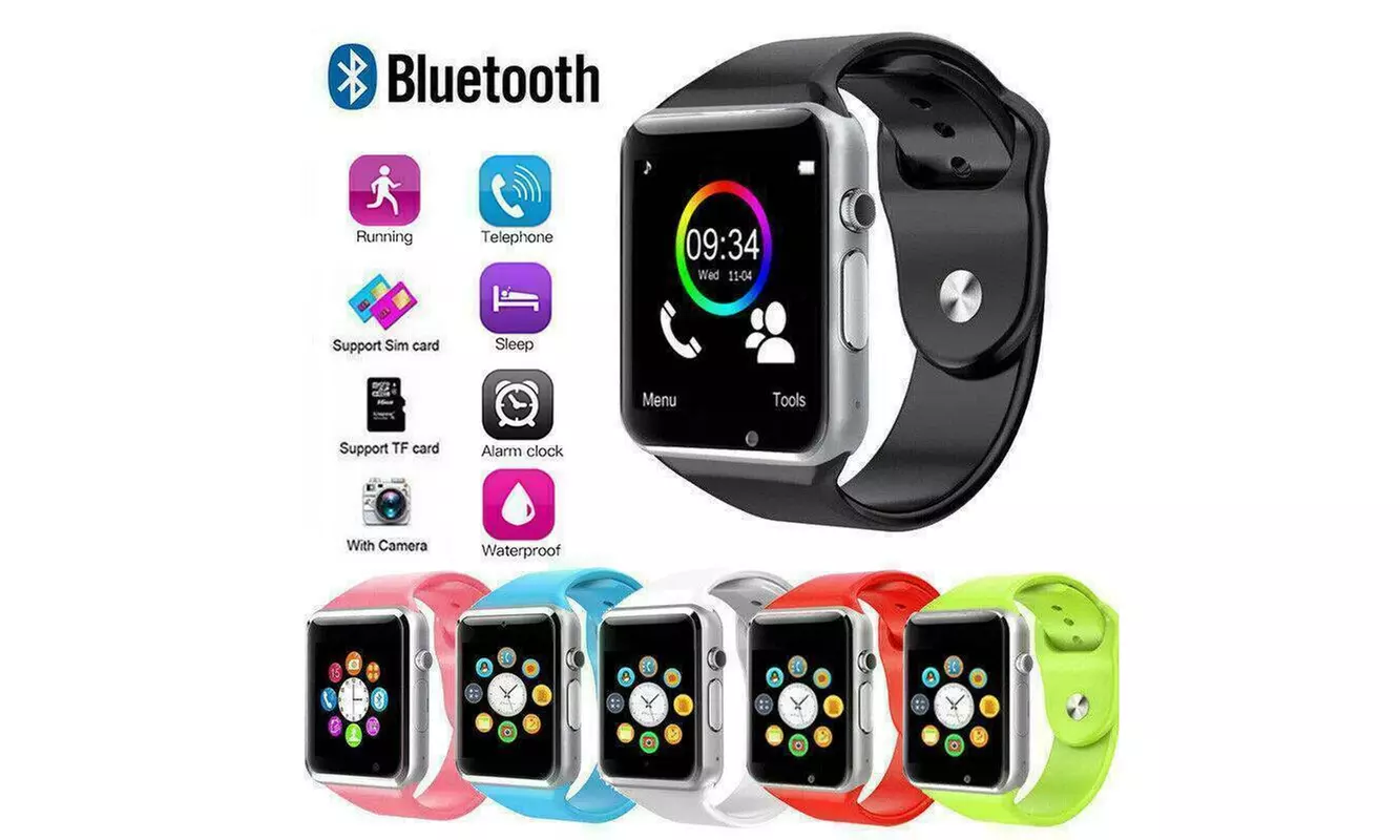 Smart Wrist Watch A1 Camera Bluetooth GSM Phone For iPhone Android Samsung LG US - Primary Image