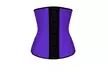 Women Latex Rubber Waist Trainer Cincher Underbust Corset Body Shaper Shapewear - Second Medium