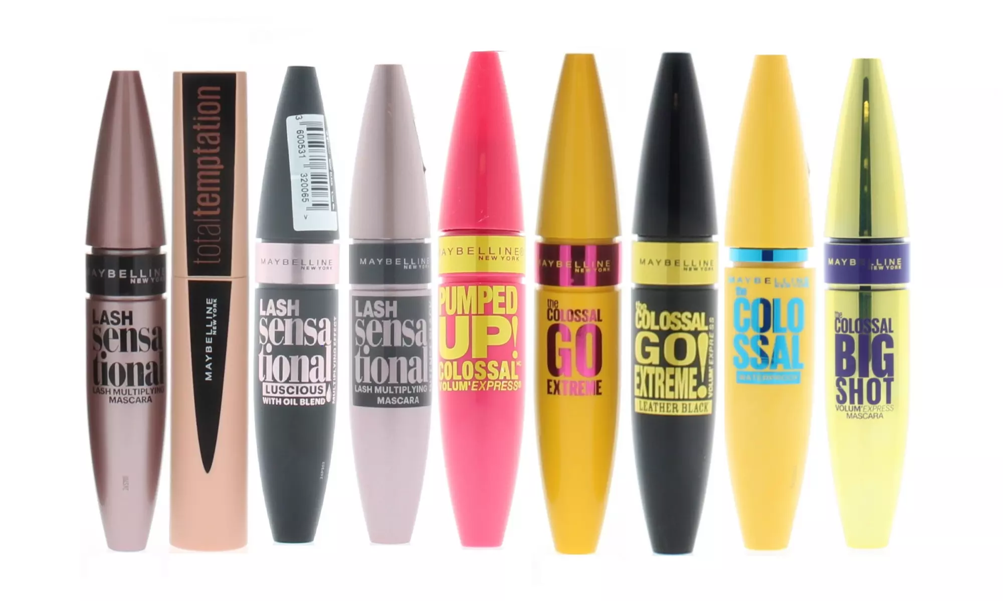 Maybelline Mascara Great Lash, Lash Sensational, Push Up and more (1, 2, 3 Pack) - Primary Image