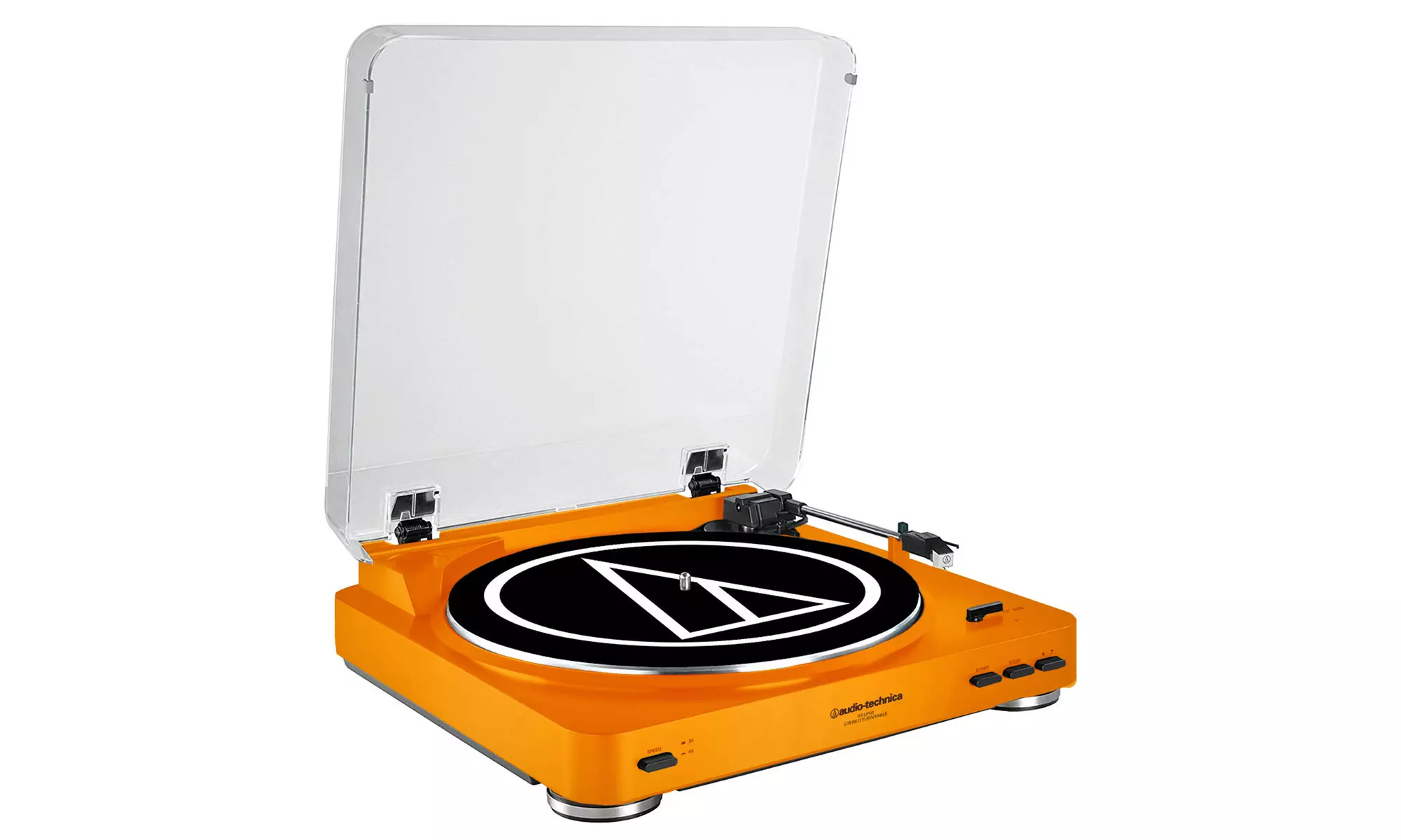 Audio-Technica AT-LP60 Fully Automatic Stereo Turntable System (Orange) - Primary Image