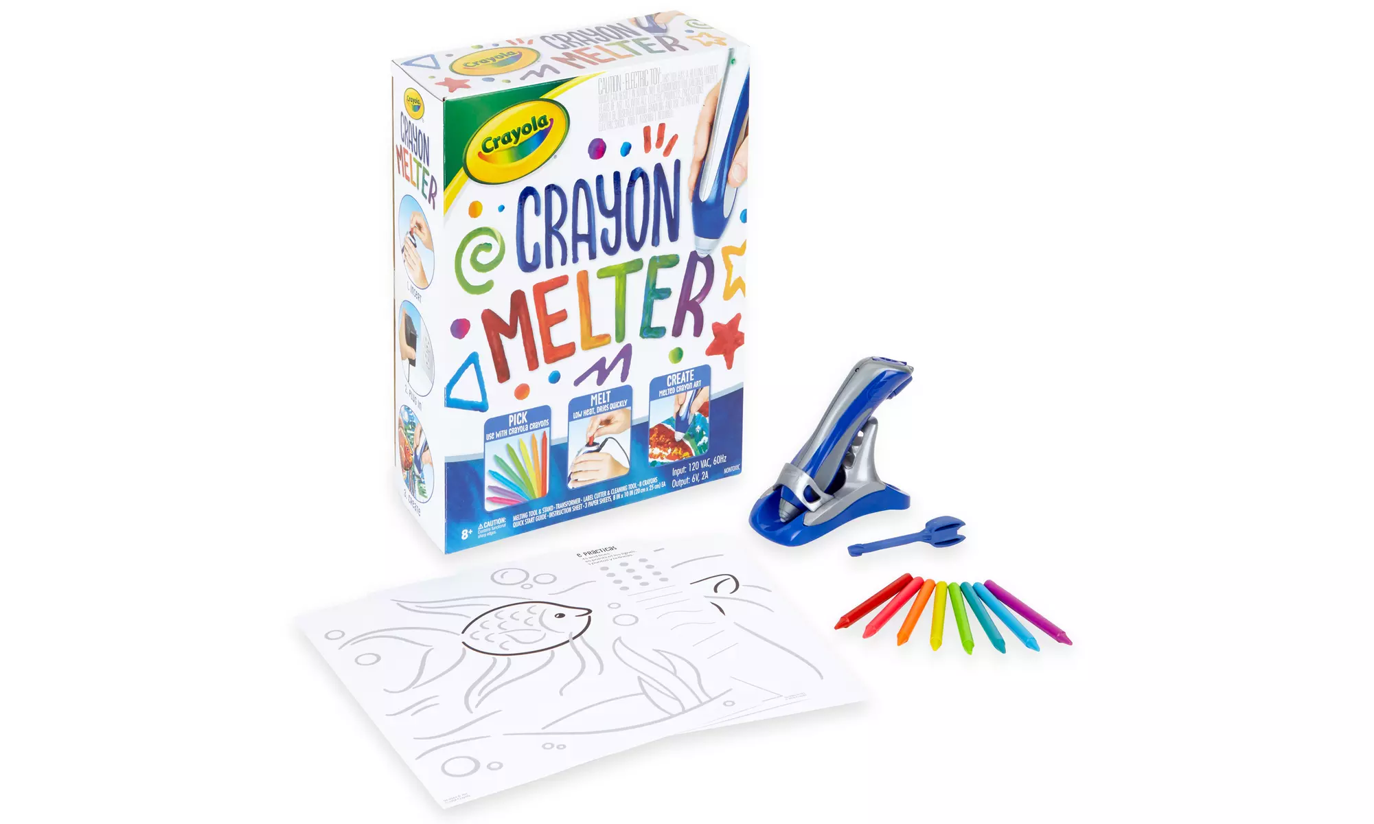 Crayola Crayon Melter Kit with Crayons, Gift for Kids, Unisex Child - Primary Image