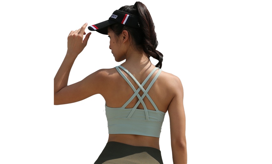 Image 4: Women's High Impact Fitness Sports Bra Wirefree Sports Underwear