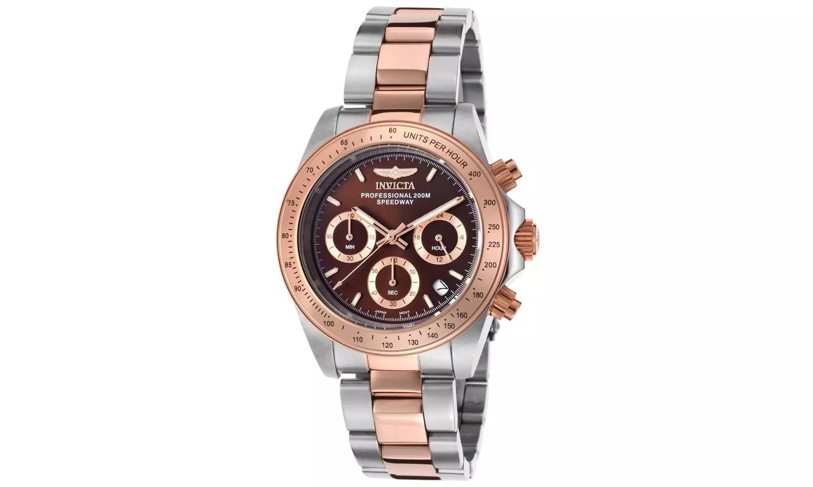 Invicta 17029 Men's Speedway Brown Dial Two Tone Steel Chronograph Dive Watch - Primary Image