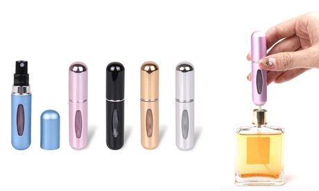 UPC 699922001297 product image for 5ml Portable Mini Refillable Perfume Bottle Spray Scent Pump Travel Tool in Silv | upcitemdb.com