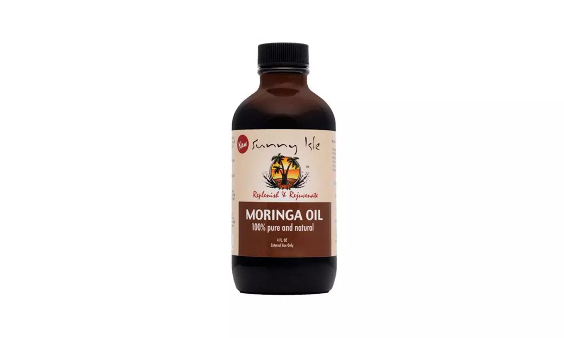 Sunny Isle Pure Moringa Oil Skin Face Hair Cold Pressed 4oz - Primary Image