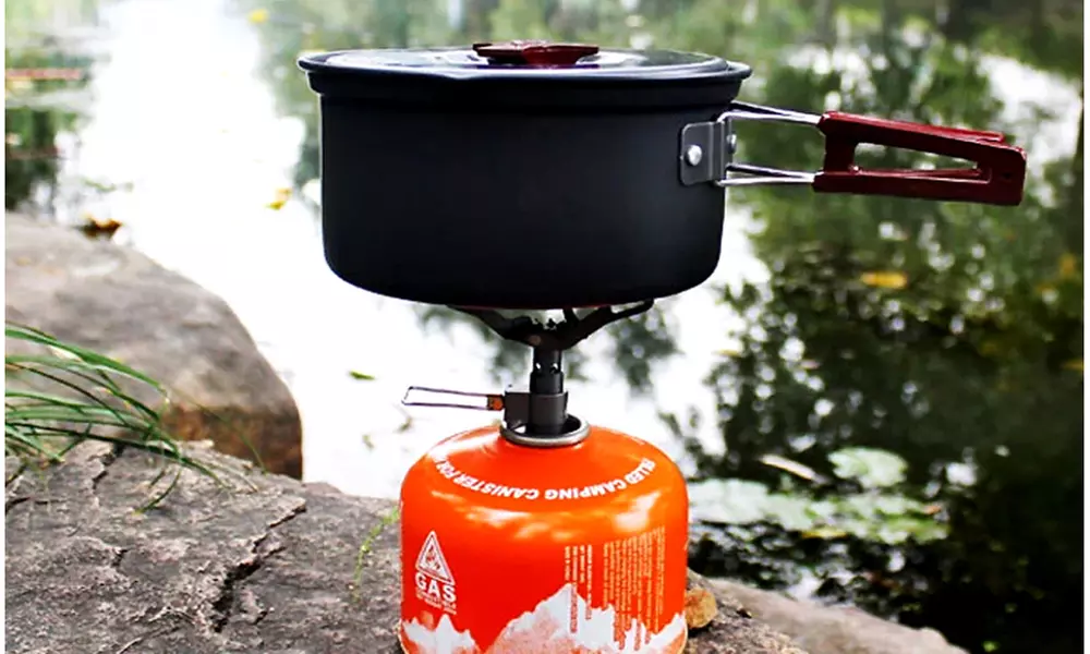 Portable Outdoor Camping Gas Stove - Primary Image