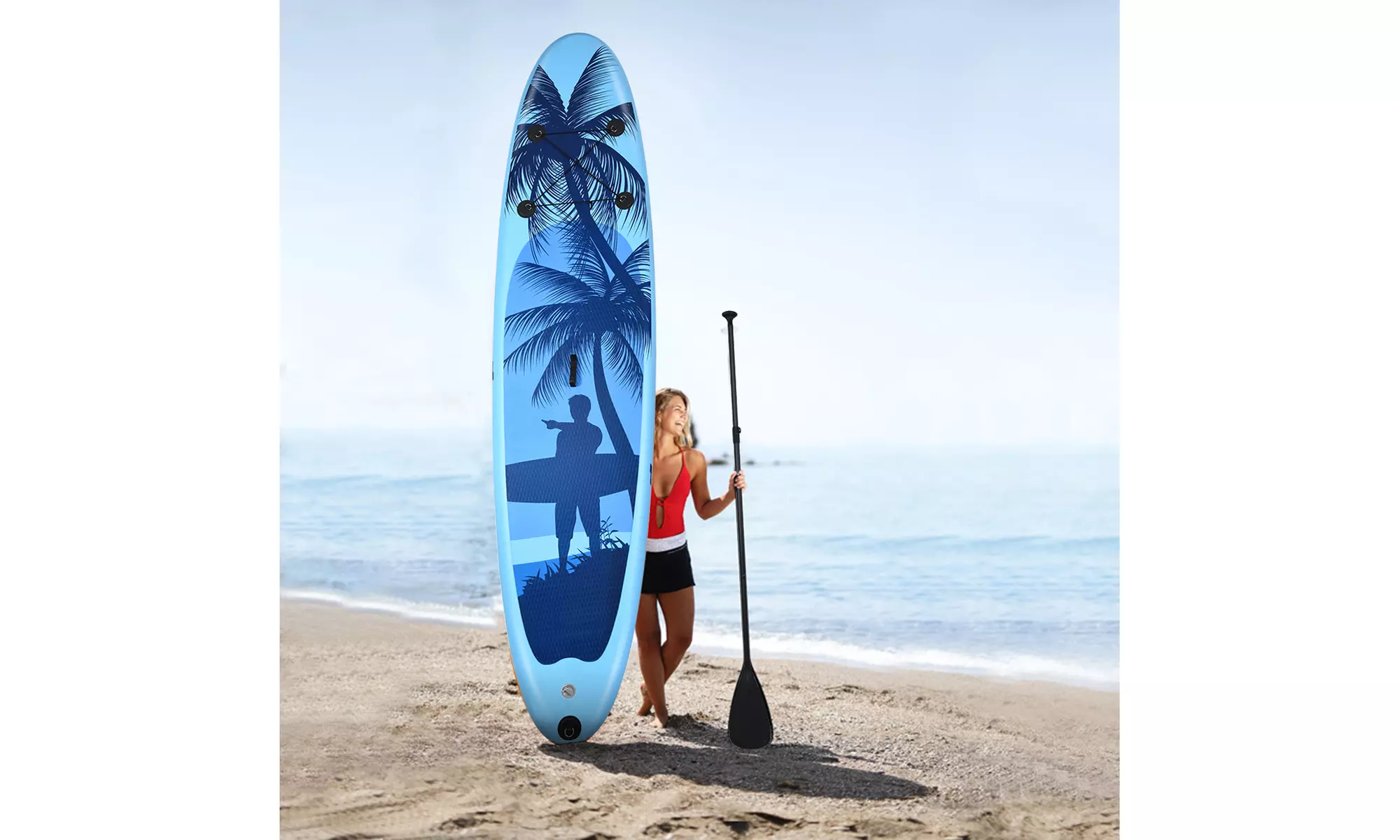 Goplus 9.8'/10'/11' Inflatable Stand Up Paddle Board w/ Carry Bag - Primary Image