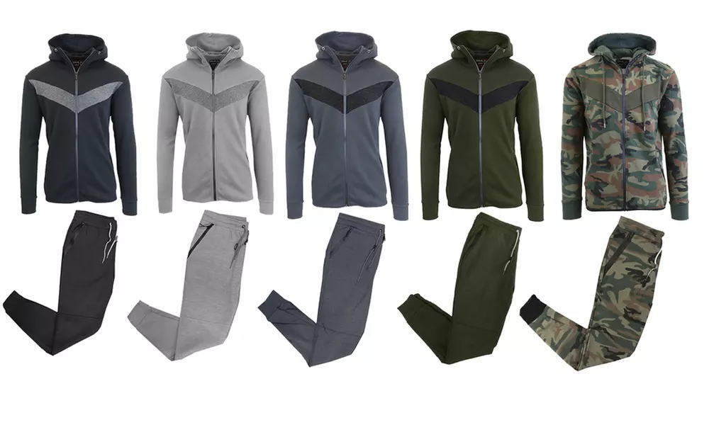 Men's Tech-Fleece Hoodie and Joggers Set - Primary Image