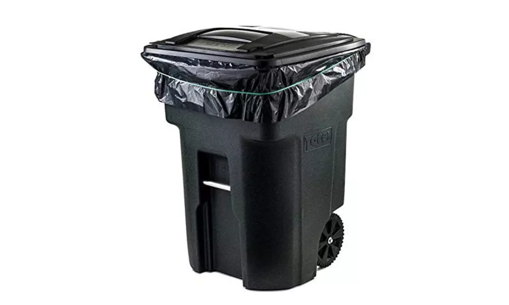 Toughbag 95 Gal Trash bags, Black, 2 Mil, 61x68, 25 Garbage Bags Per Case - Primary Image