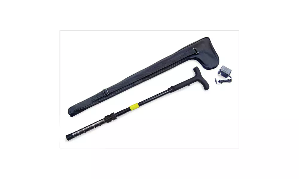 Zap Self-Defense 1M Volt Stun Baton Walking Cane with LED Flashlight - Primary Image