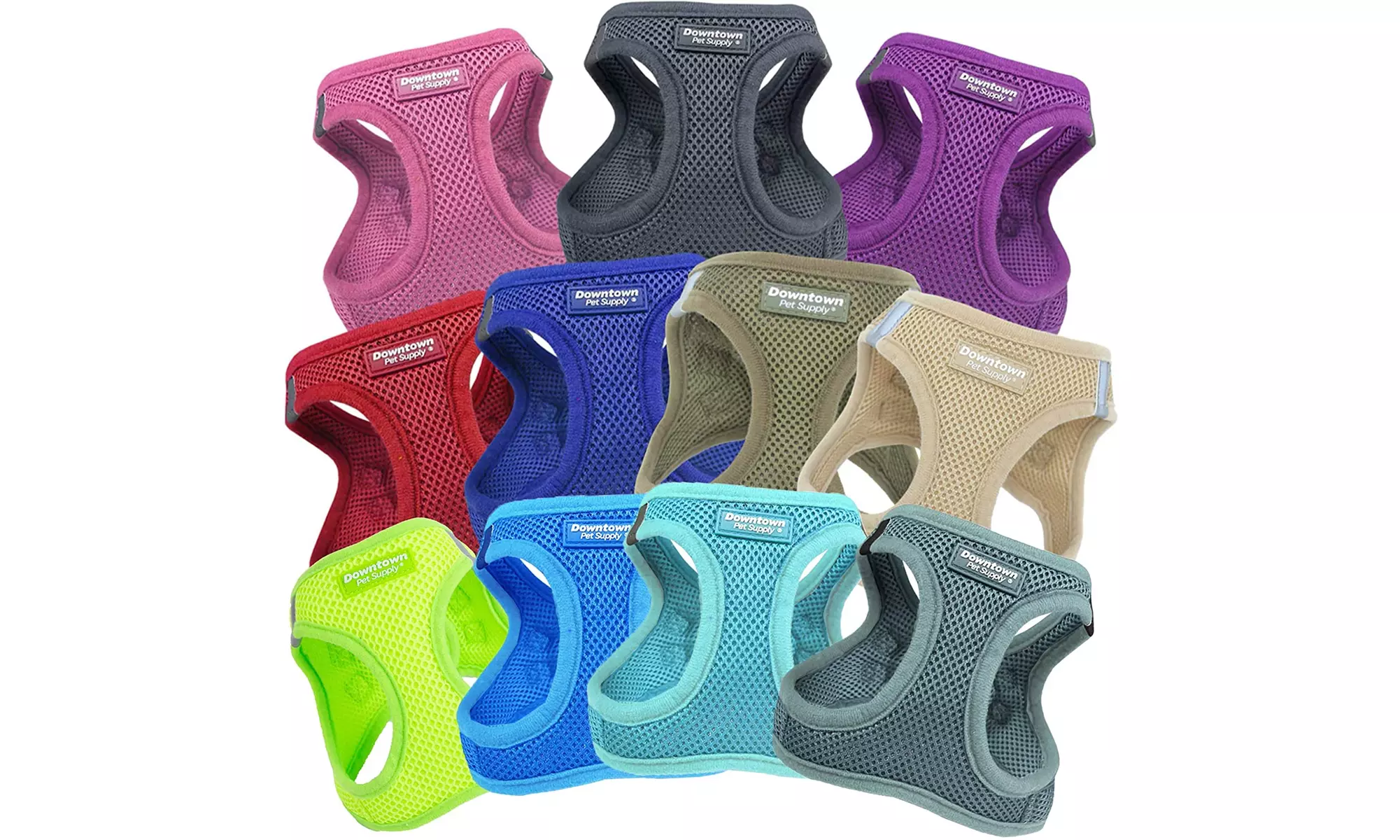 Dog or Cat Pet Step In Harness with No Pull Padded Vest - Primary Image