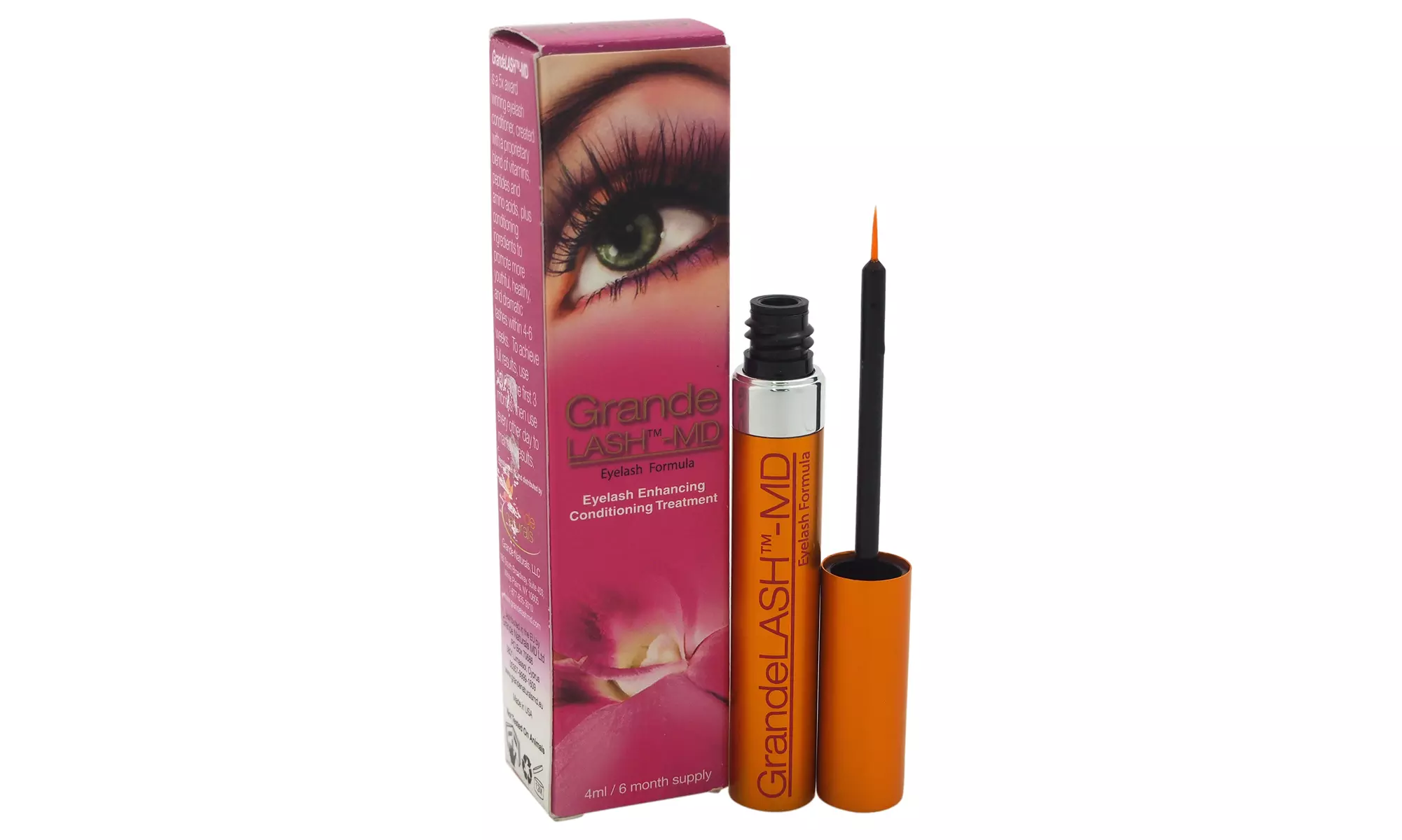 GrandeLASH-MD by Grande Naturals for Women - 2 ml Eyelash Treatment - Second Medium