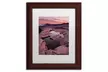 Michael Blanchette Photography 'Tide Pool Geometry' Matted Wood Framed Art - Second Medium