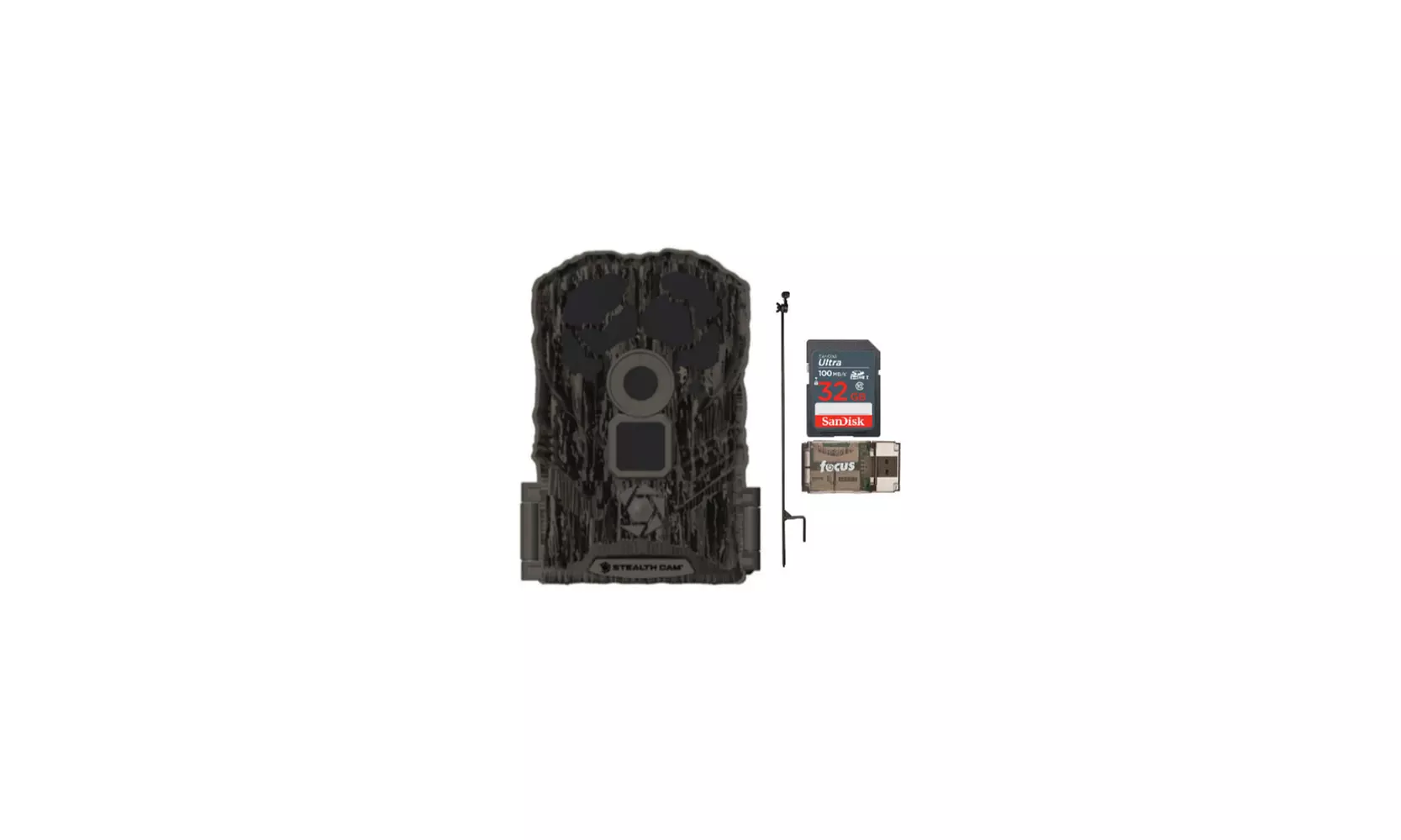 Stealth Cam Browtine 14MP Trail Camera Ground Post Starter Bundle - Primary Image