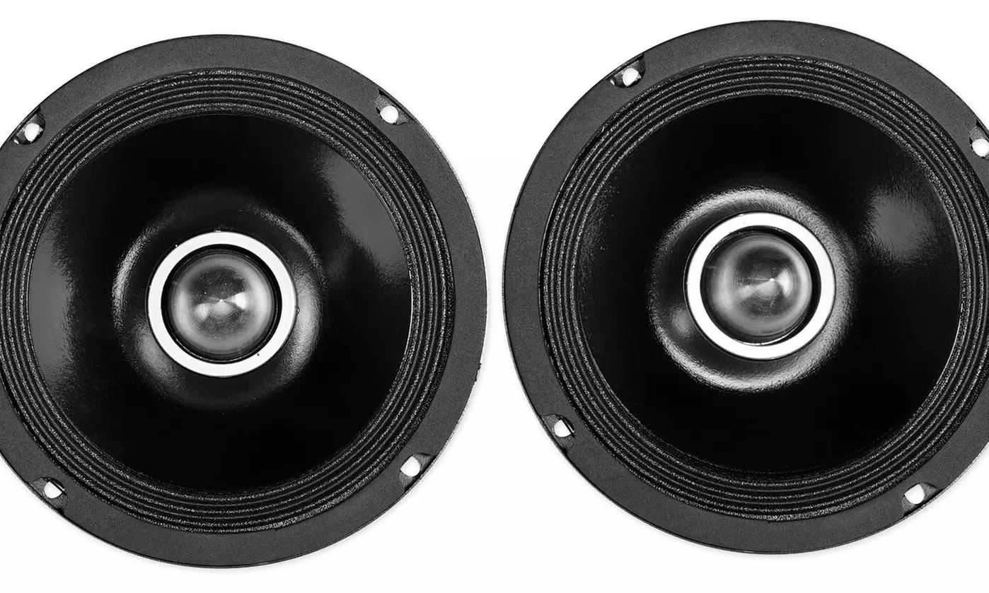 Pair Rockville X6.5C Competition 6.5" 1000W Component Speakers/Titanium Tweeters - Second Medium