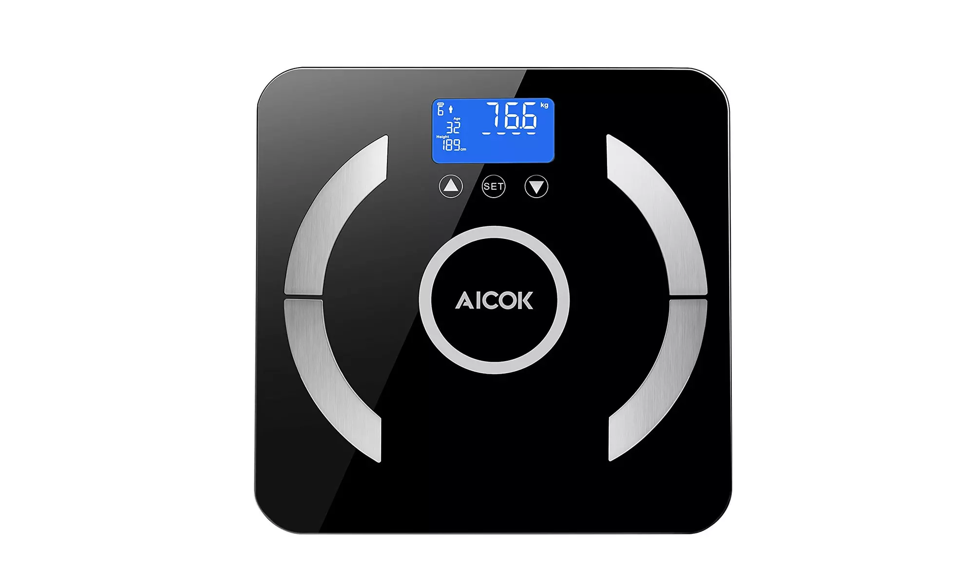 Digital Weight Scale, Aicok Body Fat Scale, 8 Body Composition Analysis - Primary Image