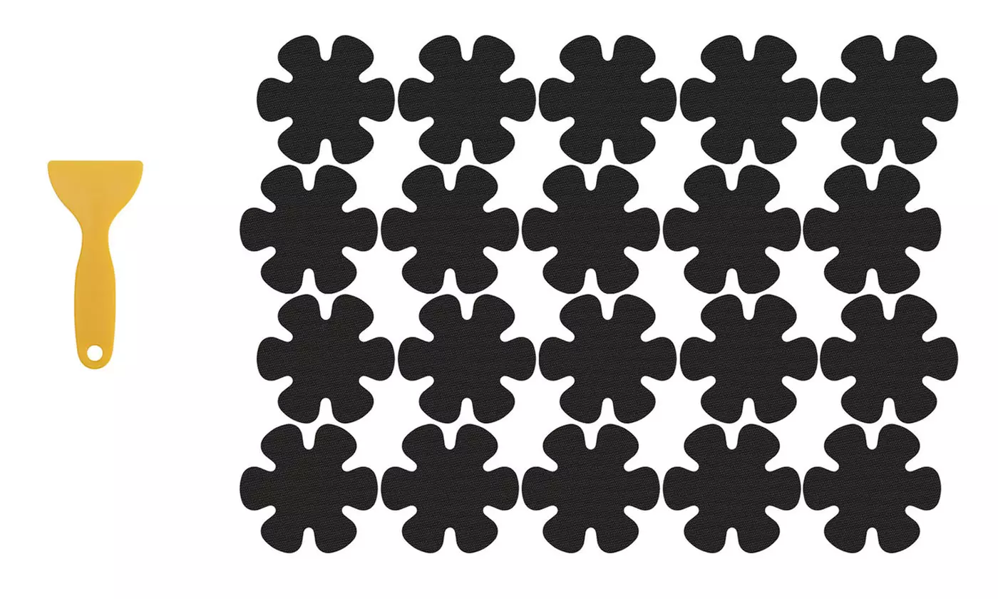 20Pcs Non Slip Flower Stickers Decals Tape for Bath Tub Stairs Shower Room