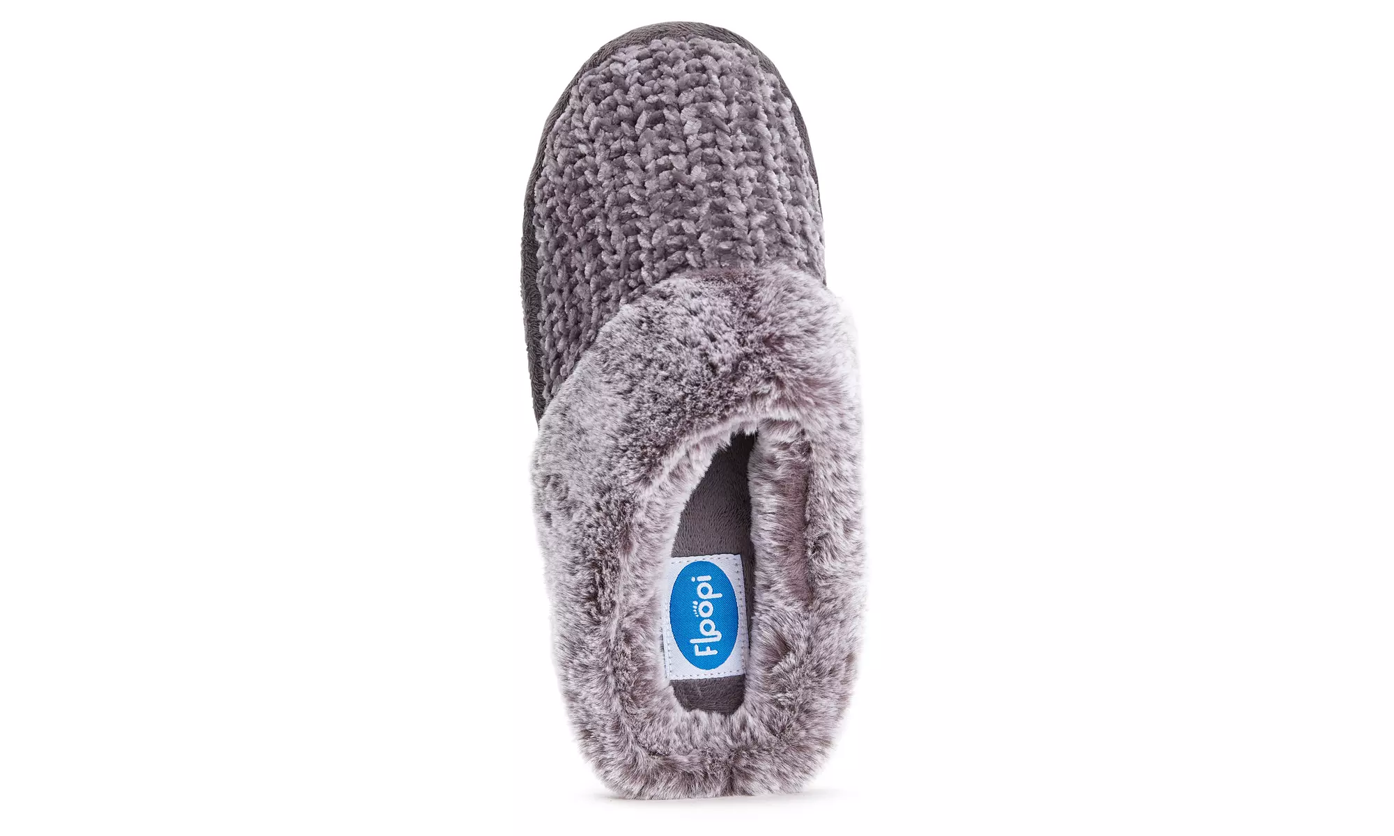 Floopi Women's Soft Cuff Chenille Knit Slippers with Memory Foam