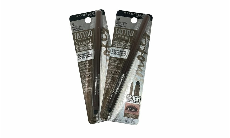 Maybelline Gel Eyeliner Midnight Mocha (Smokey Gray) - 2 Pack