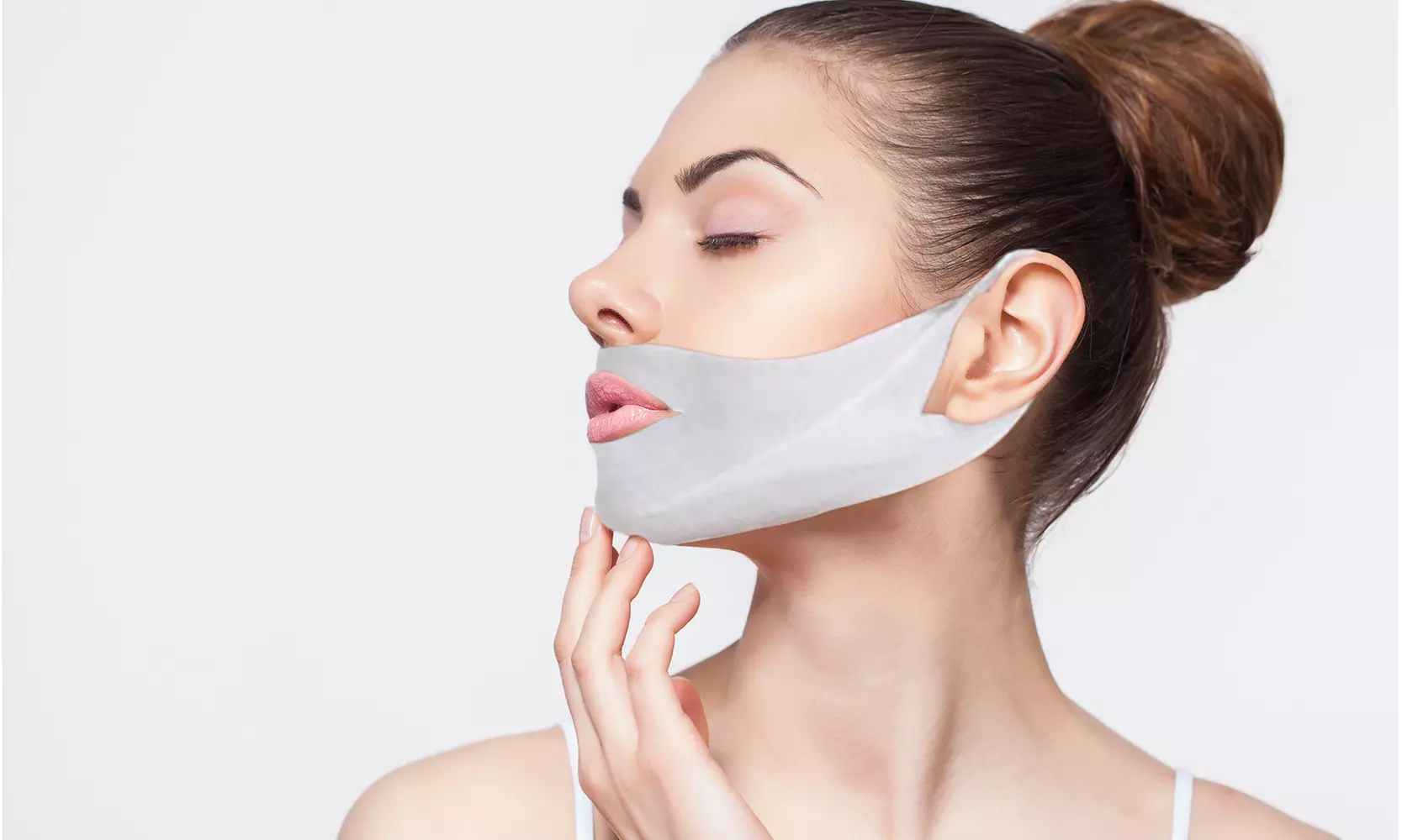 5-Pack: V slimming firming face mask to reduce double chin and V line lifting - Second Medium