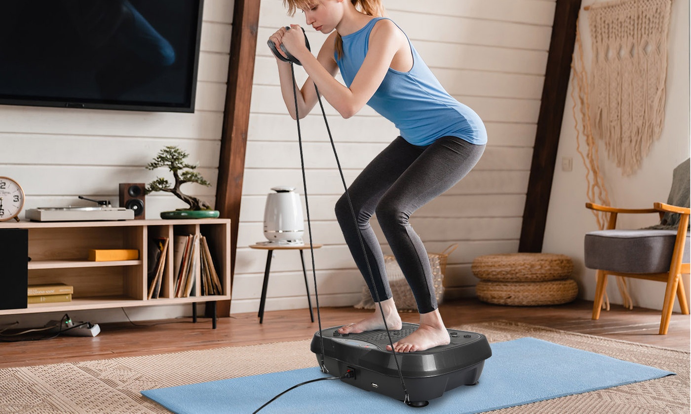 iMounTEK Vibration Plate Exercise Machine with Resistance Bands & Remote