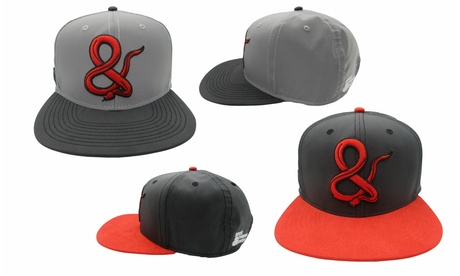 3M Ampersand Strapback Hat - Multiple Options Strapback Charcoal Grey W/ Red Suede Visor