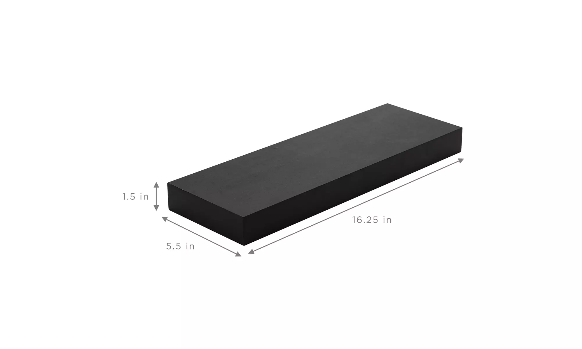 Sorbus Floating Shelves, Modern Hanging Wall Shelf Décor - 16 Inches - 3 Pack