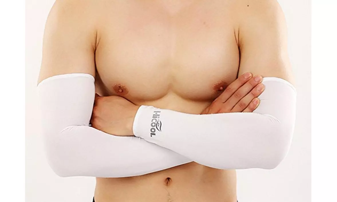8 Pairs Cooling Arm Sleeves Cover UV Sun Protection Basketball Sports