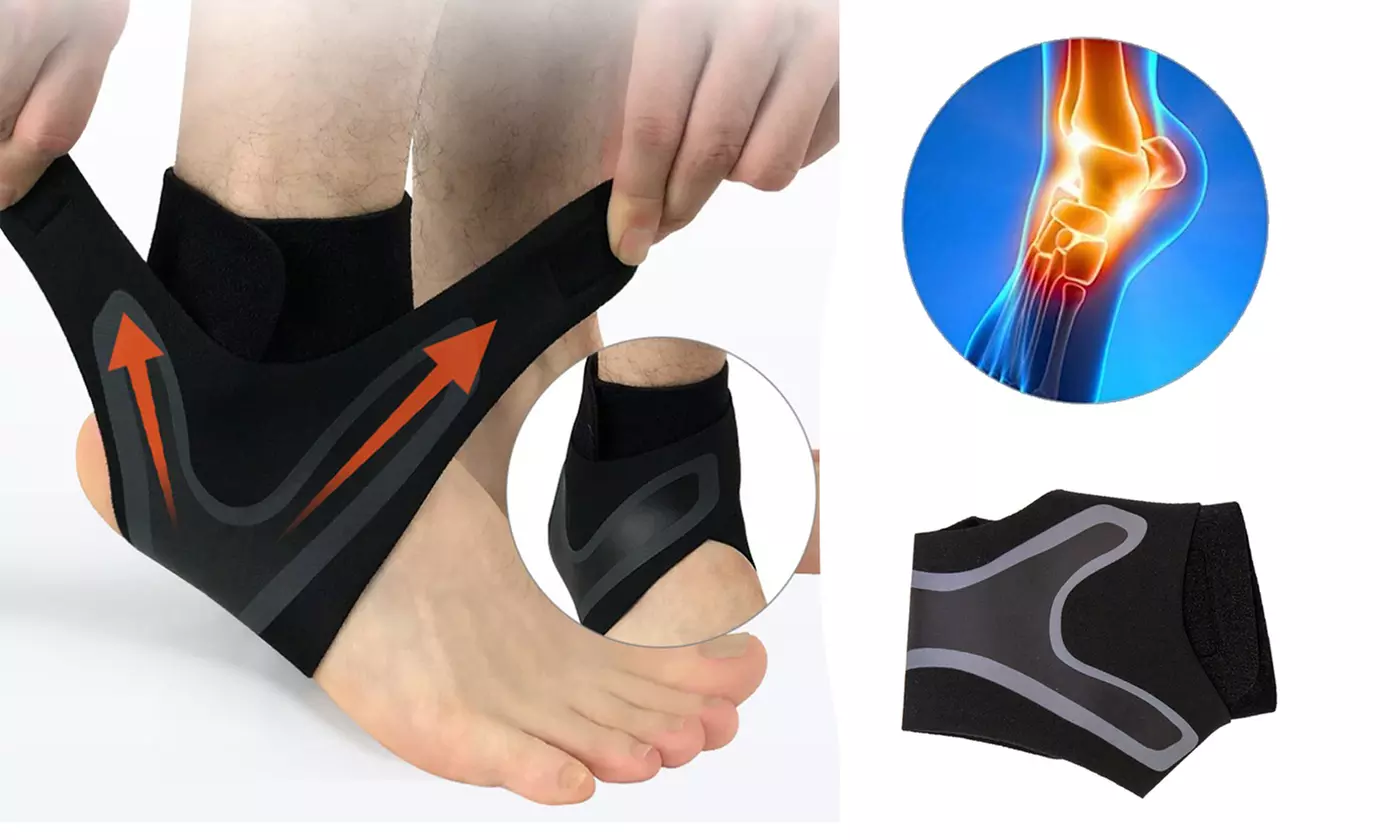 Ankle Support Brace Compression Protector Adjustable Ankle Strain Strap  - Primary Image