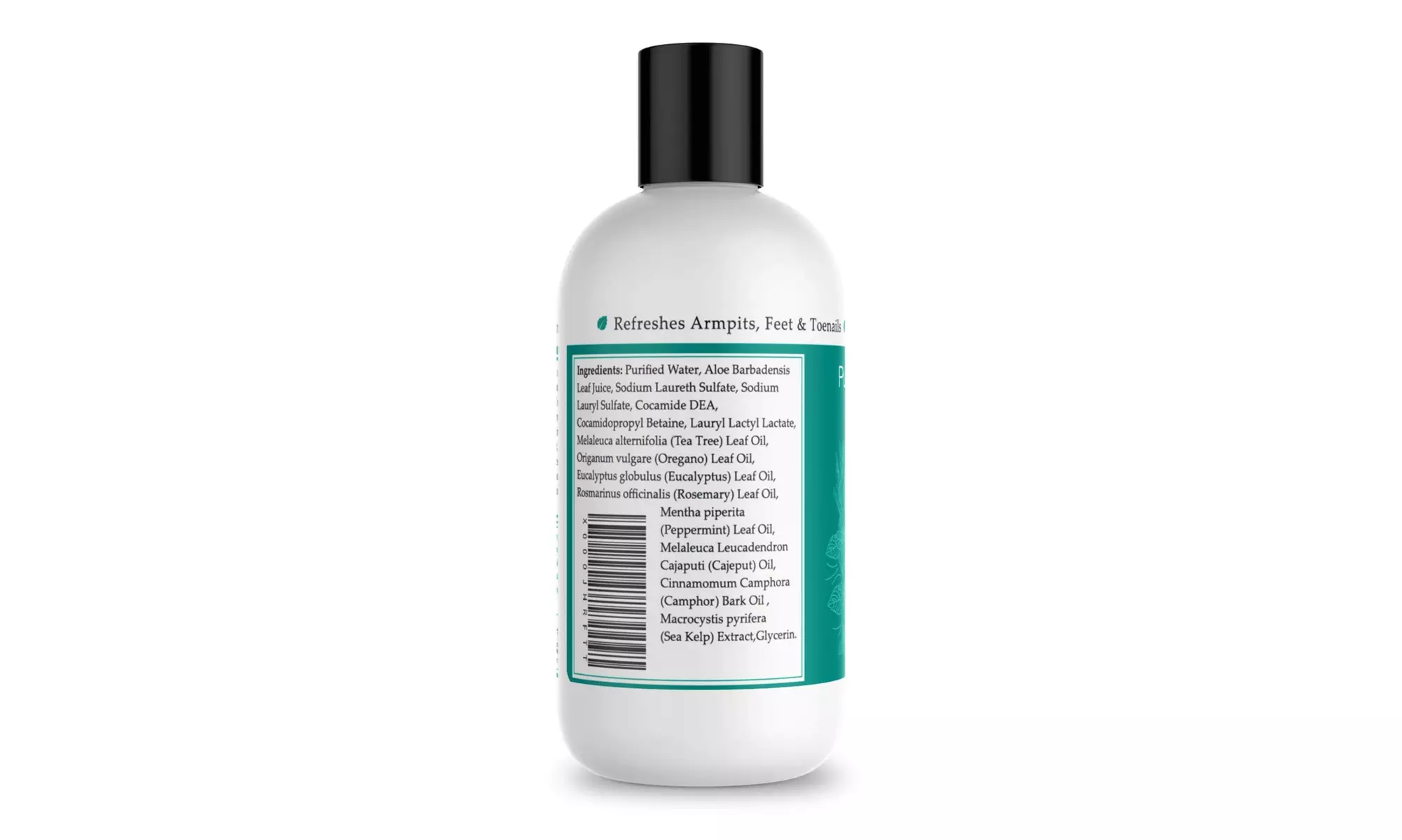 Antifungal Tea Tree Oil Body Wash, Helps Athletes Foot, Ringworm,  9oz - Second Medium