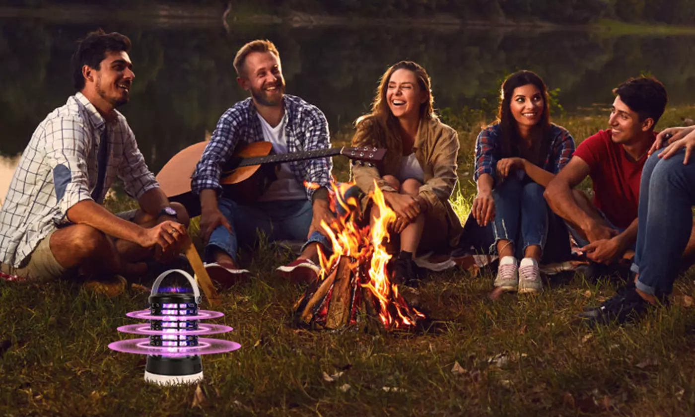 LakeForest 4-In-1 Electric Bug Zapper Light Mosquito Killer UV Light Insect Trap