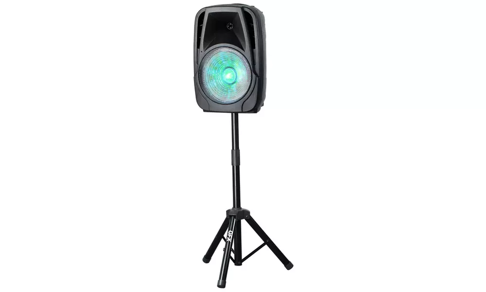 QFX 12" PBX-61129 Battery-Powered Bluetooth Party Speaker with Stand - Primary Image