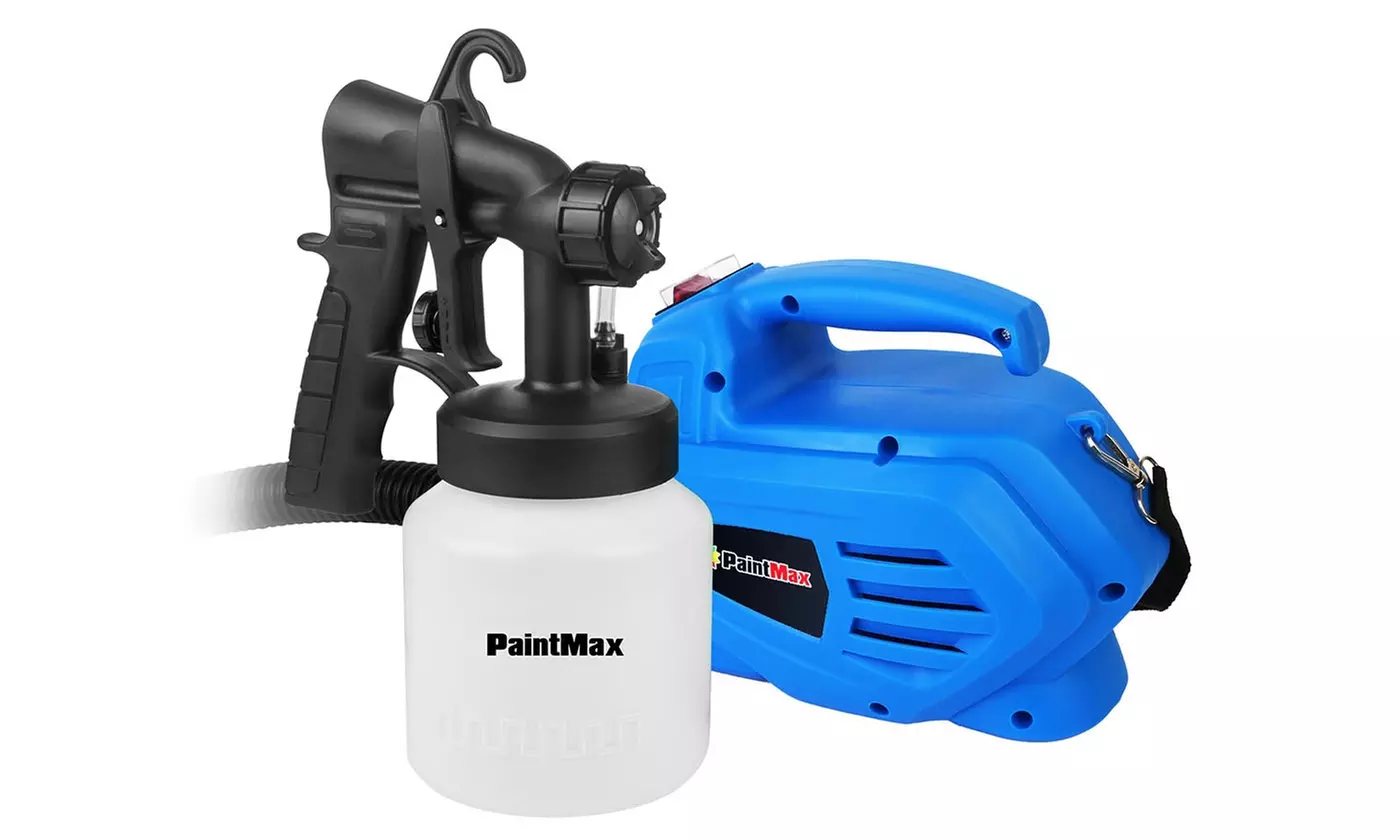 Paint Max 800ml Paint Sprayer HVLP Spray Gun w/ 3 Spray Patterns (450W or 650W)