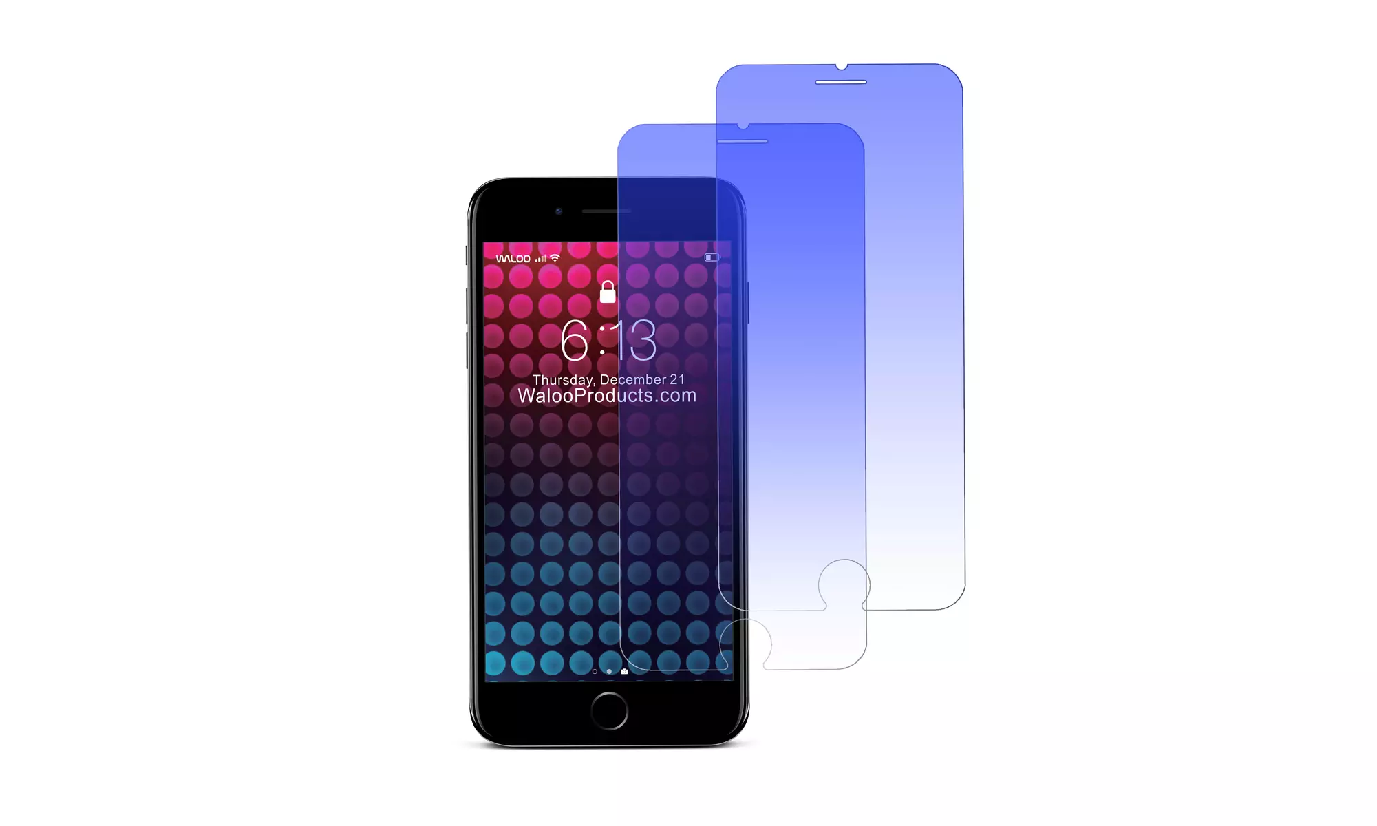 Waloo Privacy or Blue Light Tempered Glass Screen Protector for iPhone