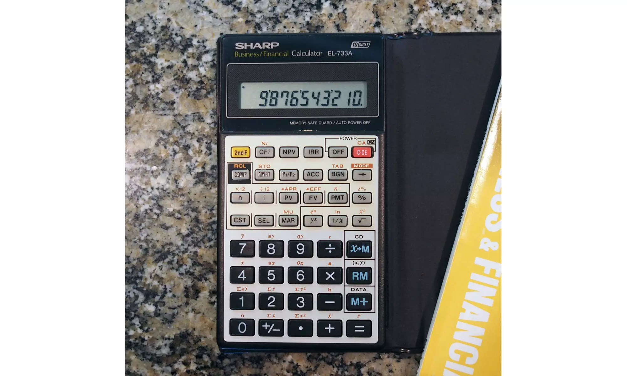 New; Sharp EL-733A Business & Financial Calculator - Primary Image