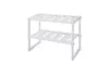Classic Korean-style Stainless Steel Multi-functional Kitchen Sink Rack White