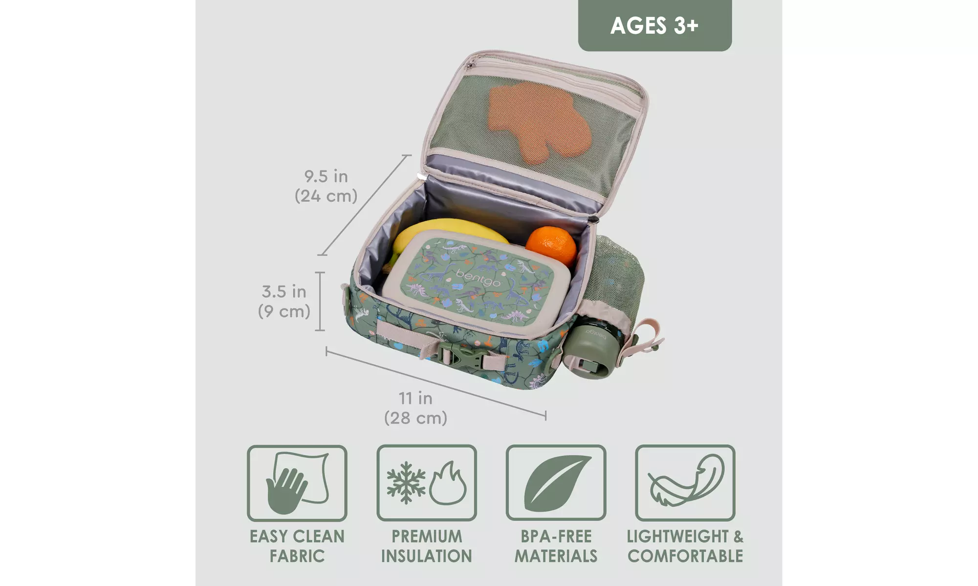 Bentgo Kids Lunch Bag - Durable and Double Insulated