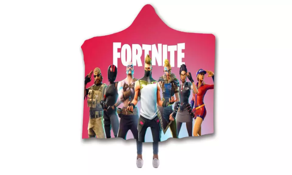 Fortnite Blanket With Hoodie - Second Medium