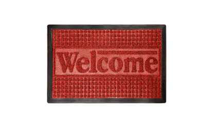 Lavish Home Indoor and Outdoor Non-Slip Welcome Mat