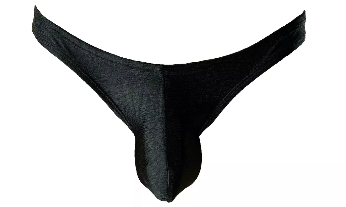 Mens G-strings & Thongs Bulge Enhancer Low Rise Thong Underwear E4-4 - Second Medium