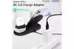 Universal 3 in 1 Wireless Charging Station Stand Dock QC 3.0 Charger Adapter - Second Medium