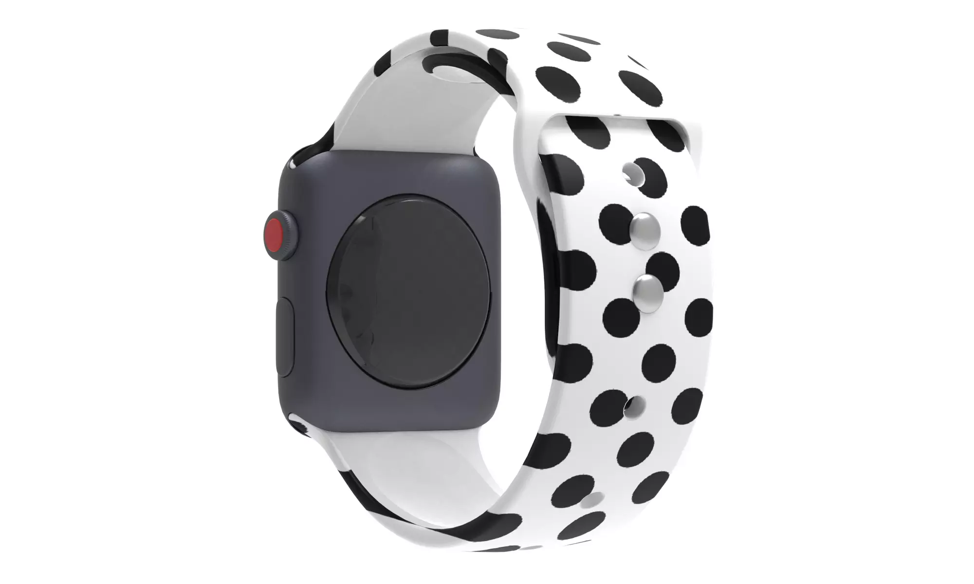Printed Apple Watch Silicone Band Fruits Polka Dots and Animals