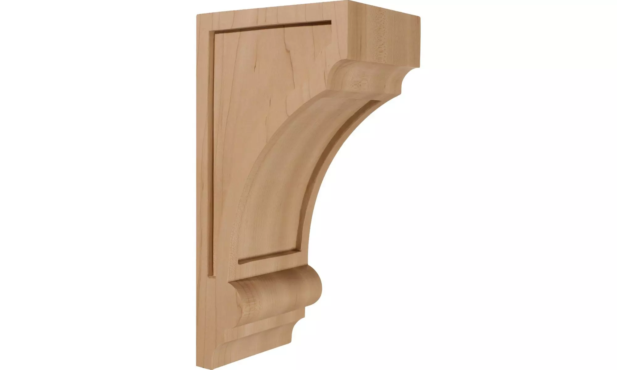 Ekena Millwork CORW04X05X10DIRW 4 in. W Diane Recessed Wood Corbel - Second Medium