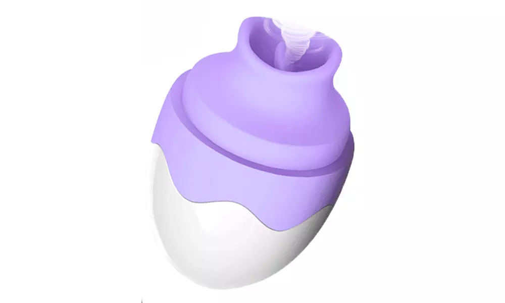 7 Modes Soft Oral Tongue Licking Clitoral G-spot Vibrator - Second Medium