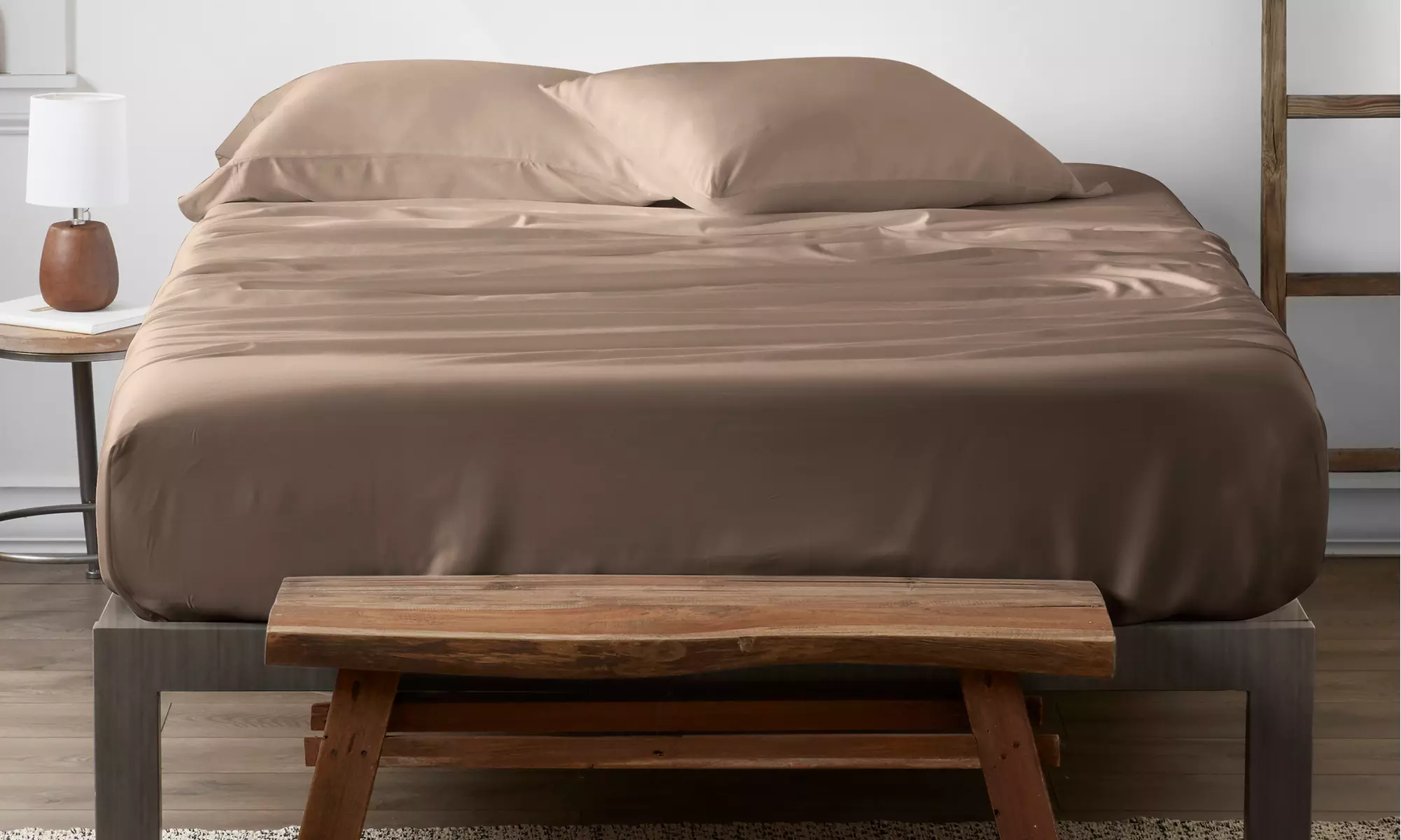 Merit Linens Premium Bamboo 4 Piece Luxury Bed Sheet Set