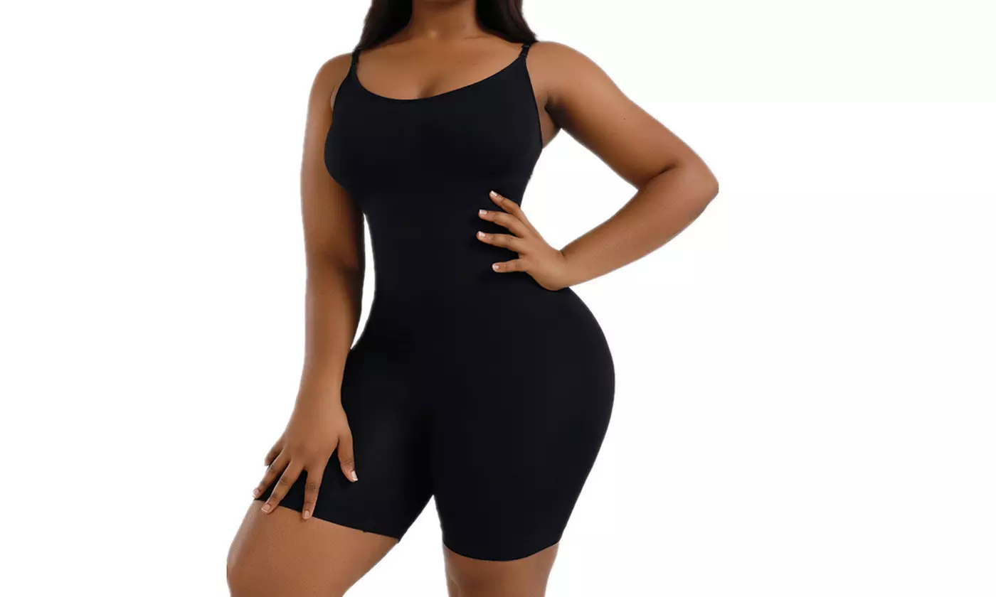 Bohuma Bodysuit for Women Tummy Control Shapewear Mid-Thigh Full Body Shaper