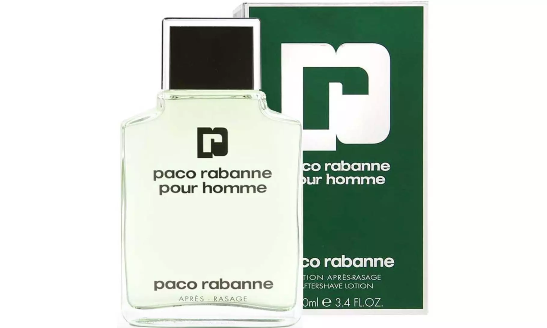 Paco Rabanne Pour Homme Aftershave Lotion 3.4 OZ 100 ML For Men - Primary Image