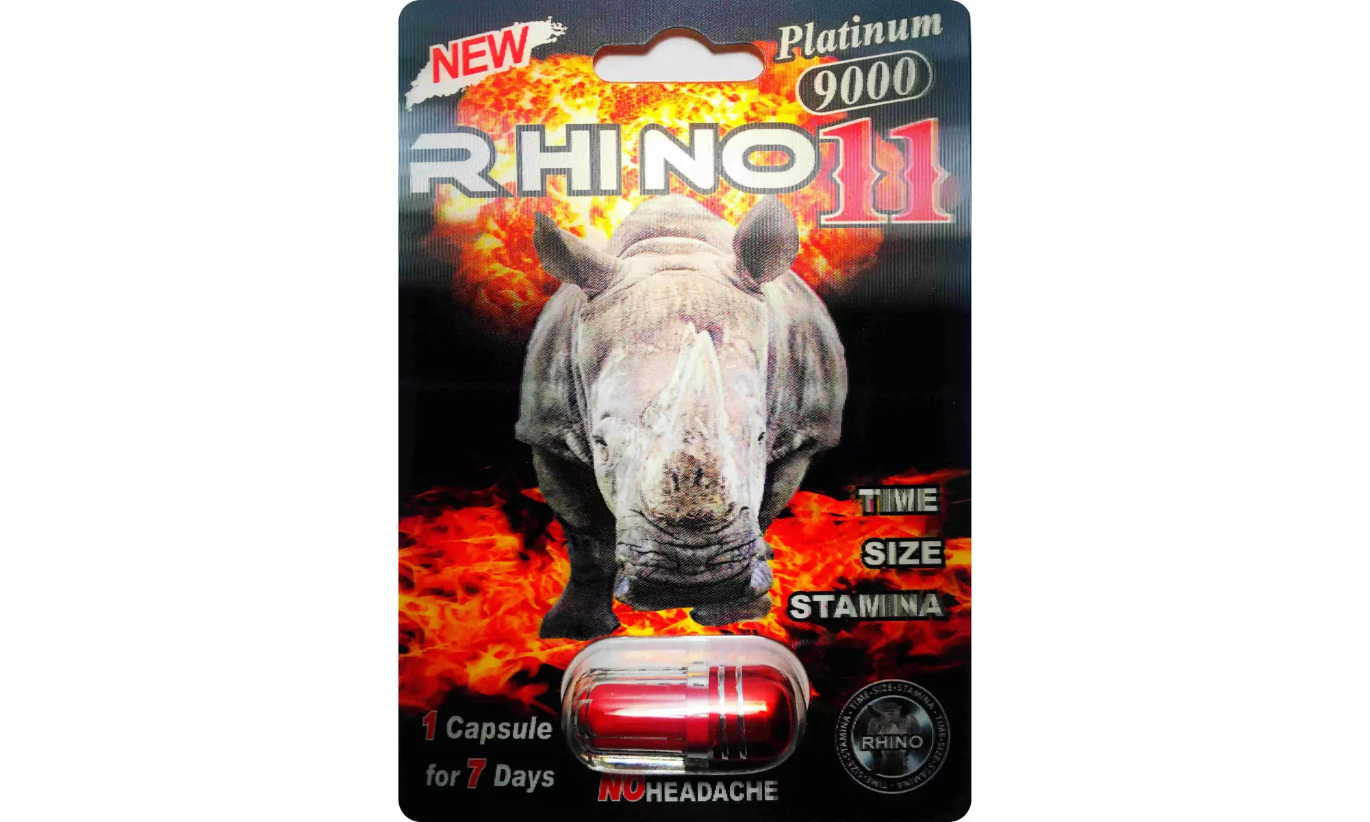 Rhino 11 Platinum 9000 enhancement supplement - Primary Image